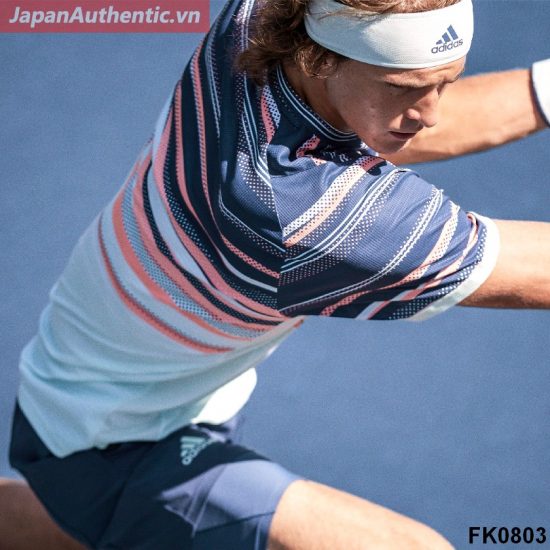 Adidas nam áo phông tennis Heat.rdy xanh ngọc FK0803 - Japan Authentic